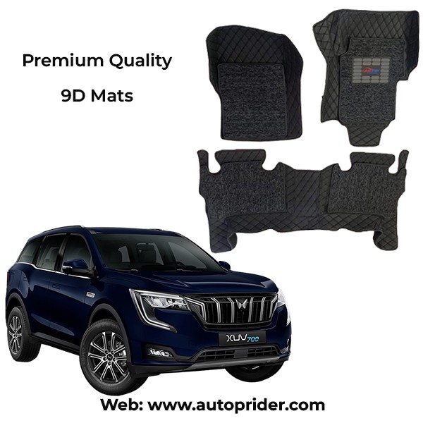 9D Car Mats For Mahindra XUV700 5 STR