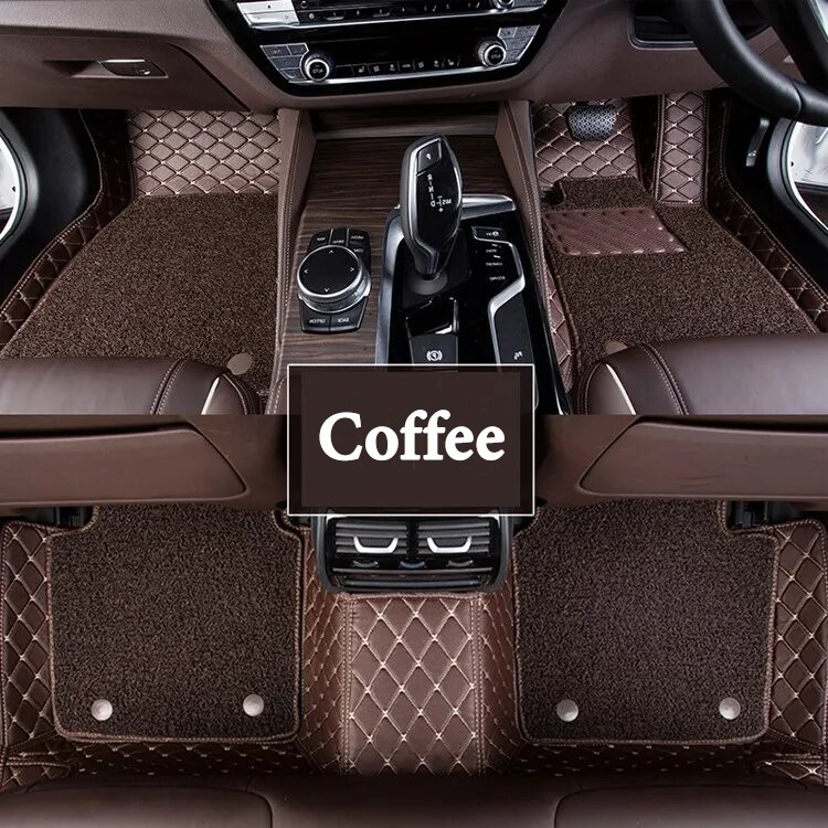 7D Luxury Custom Fitted Car Mats For Honda City - Beige