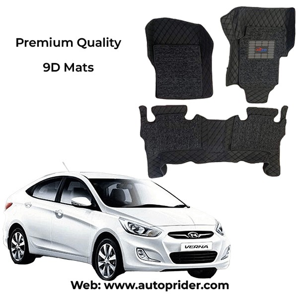 9D Car Mats For Hyundai Old Verna