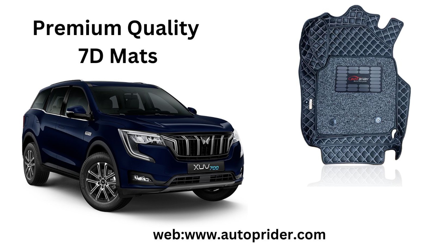 Autoprider | Premium 7D Car Mat For Mahindra - XUV 700 - 5 Seater