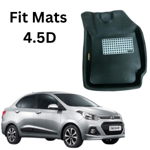 Autoprider | Fit Mats 4.5D Economy Car Mats for Hyundai Xcent