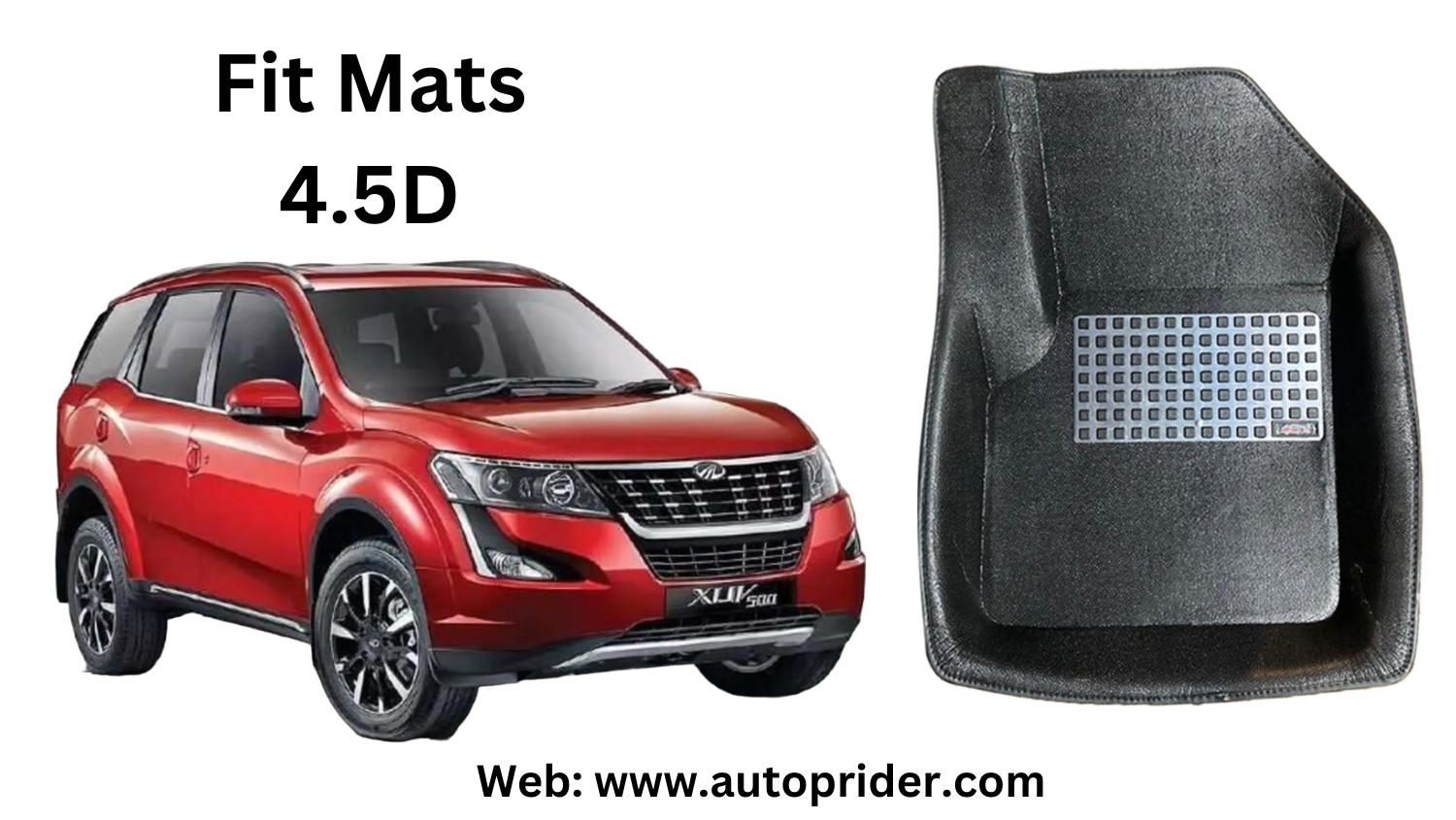 Autoprider | Fit Mats 4.5D Economy Car Mats for Mahindra XUV-500