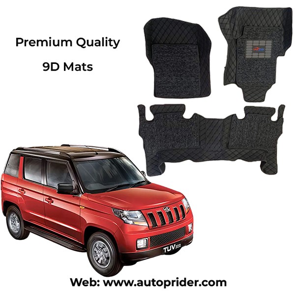 9D Car Mats For Mahindra TUV300