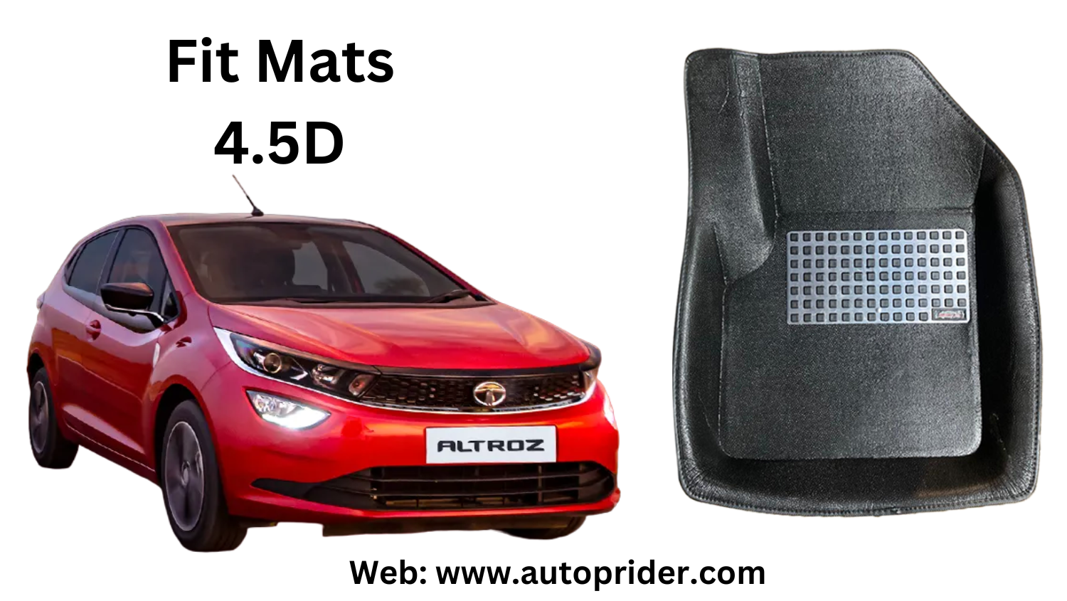 Autoprider | Fit Mats 4.5D Economy Car Mats for Tata Altroz