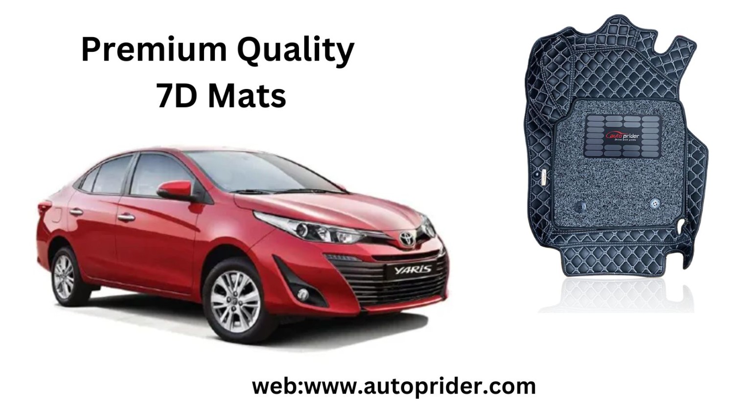 Autoprider | Premium 7D Car Mat For Toyota Yaris