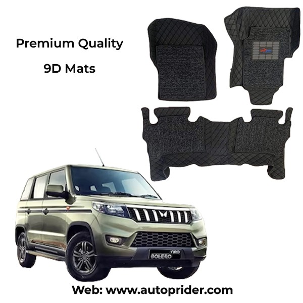 9D Car Mats For Mahindra Bolero Neo