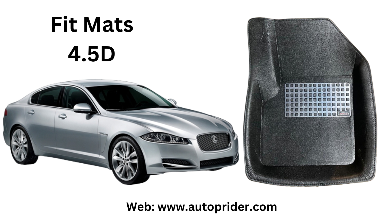 Autoprider | Fit Mats 4.5D Economy Car Mats for Jaguar SF