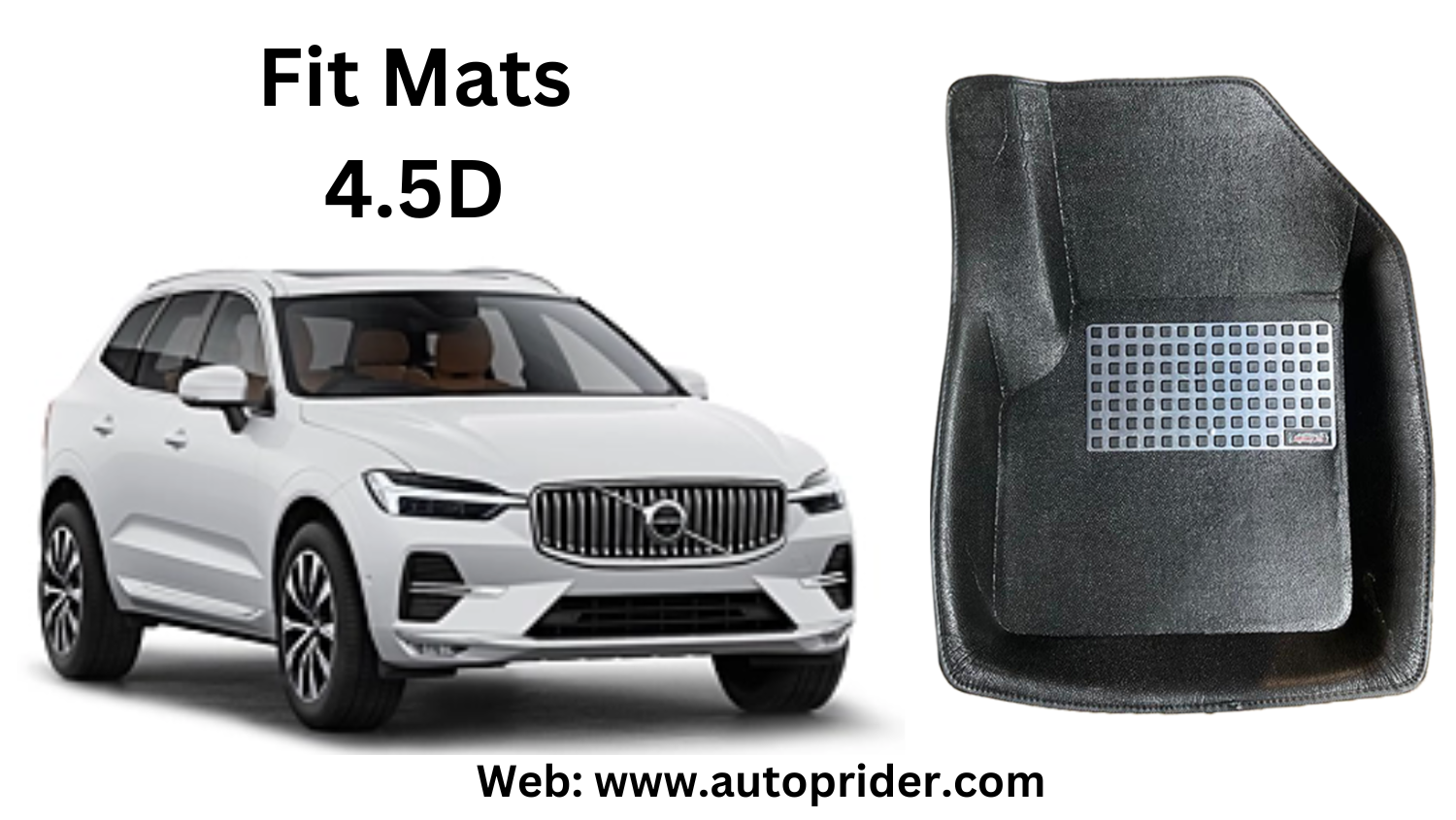 Autoprider | Fit Mats 4.5D Economy Car Mats for Volvo XC-60