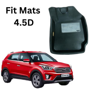 Autoprider | Fit Mats 4.5D Economy Car Mats for Hyundai Creta