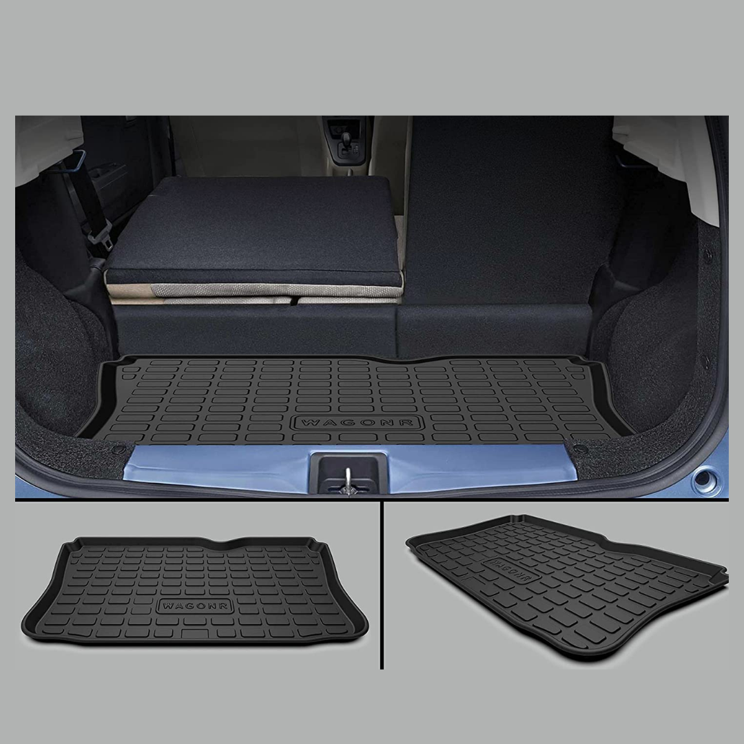 GFX Car Trunk Mat Compatible with Wagon R Floor Dicky Mat (Model - 2019 Onwards)