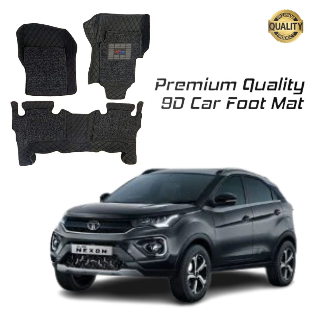 9D Car Mats for Nexon - Premium Quality