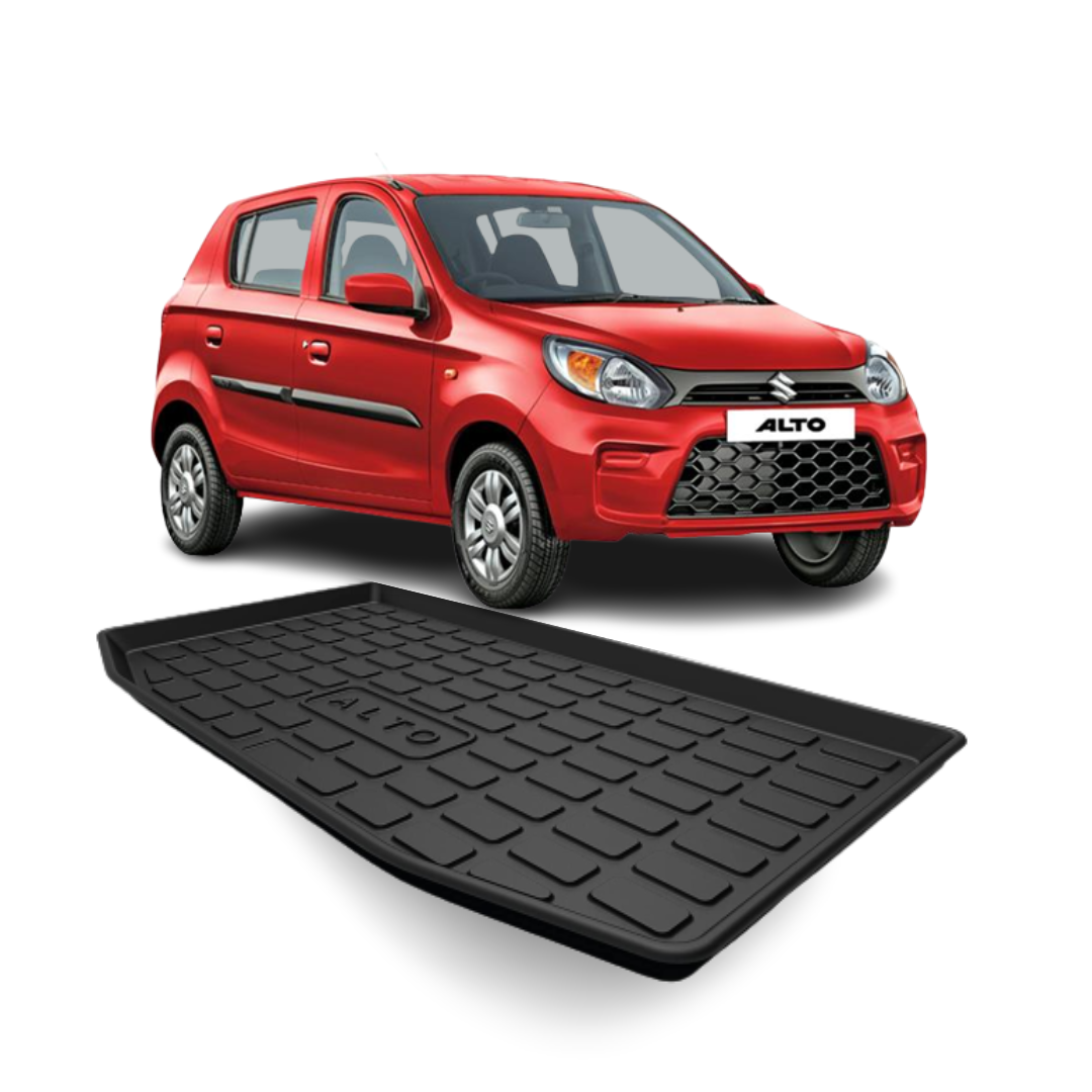 GFX TPV Passenger Car Trunk Rear Boot Dicky Mat (After-Market) Compatible with Alto K10 - 2014 Onward