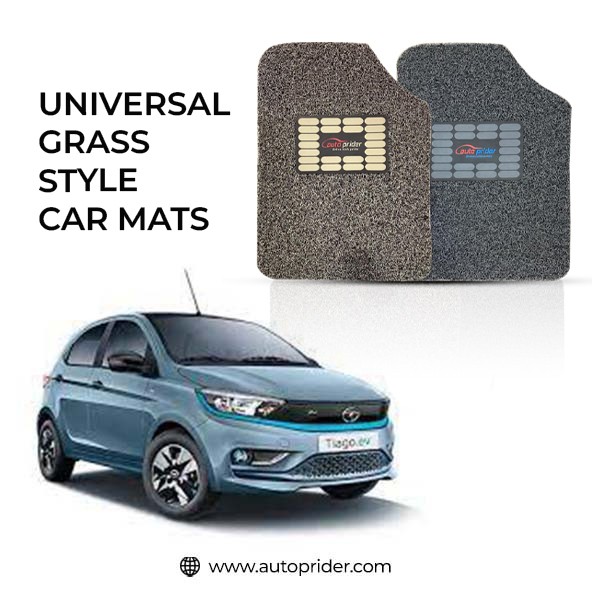 Autoprider - Grass style Car Mat For Tata - Tiago EV