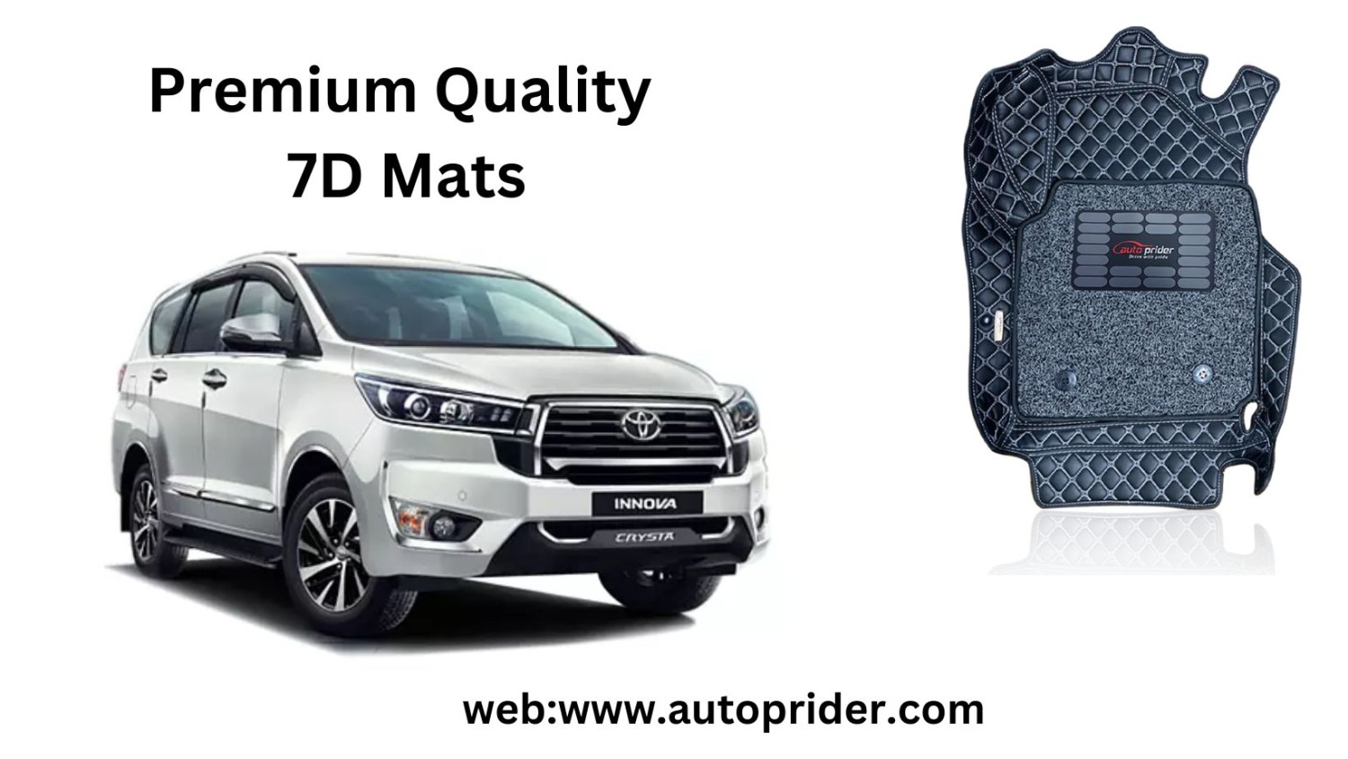 Autoprider | Premium 7D Car Mat For Toyota Innova Crysta