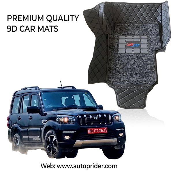 9D Car Mats for  Mahindra Scorpio-N 7 Seater
