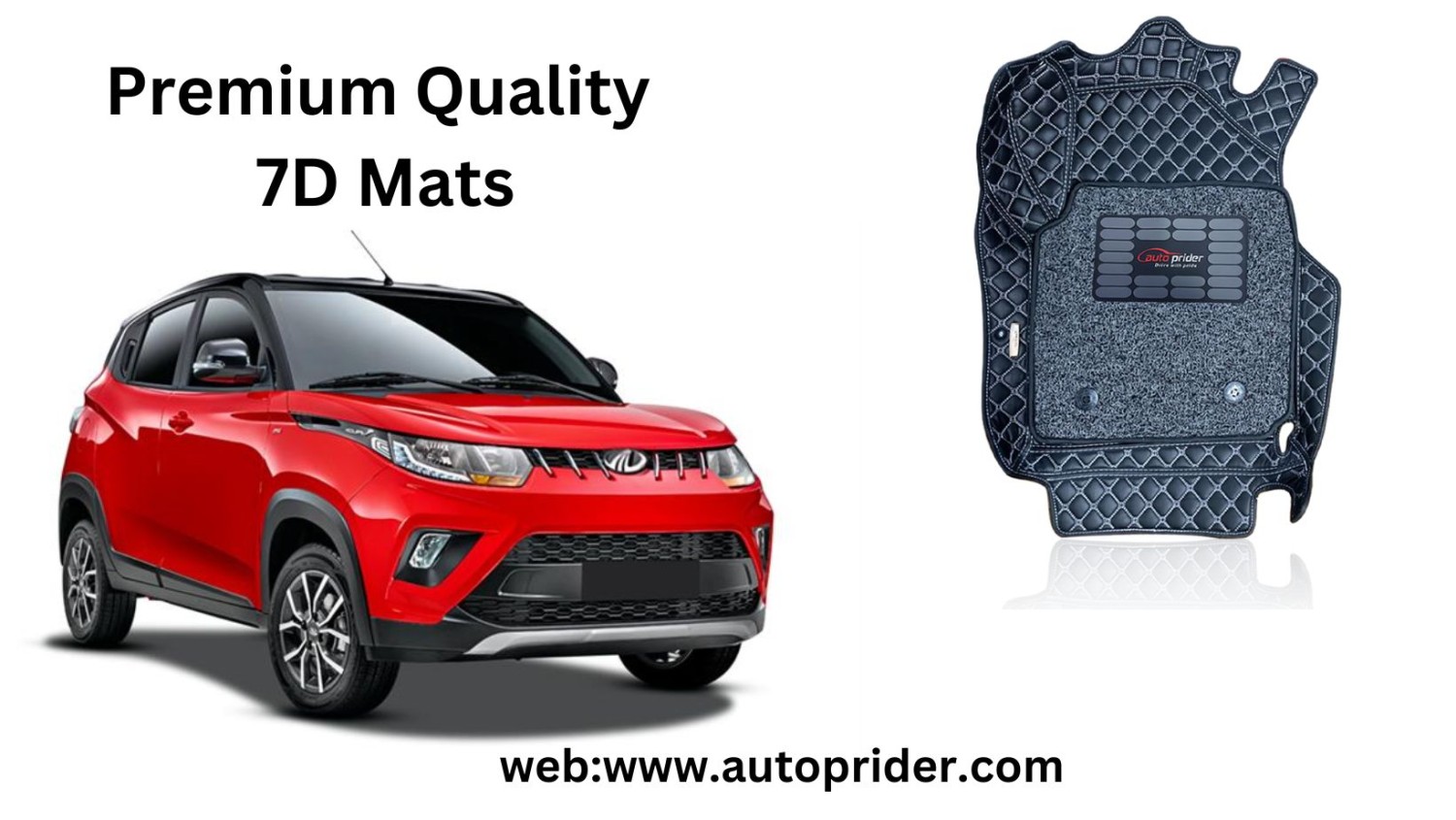 Autoprider | Premium 7D Car Mats for Mahindra KUV-100