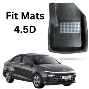 Autoprider | Fit Mats 4.5D Economy Car Mats for Hyundai Verna