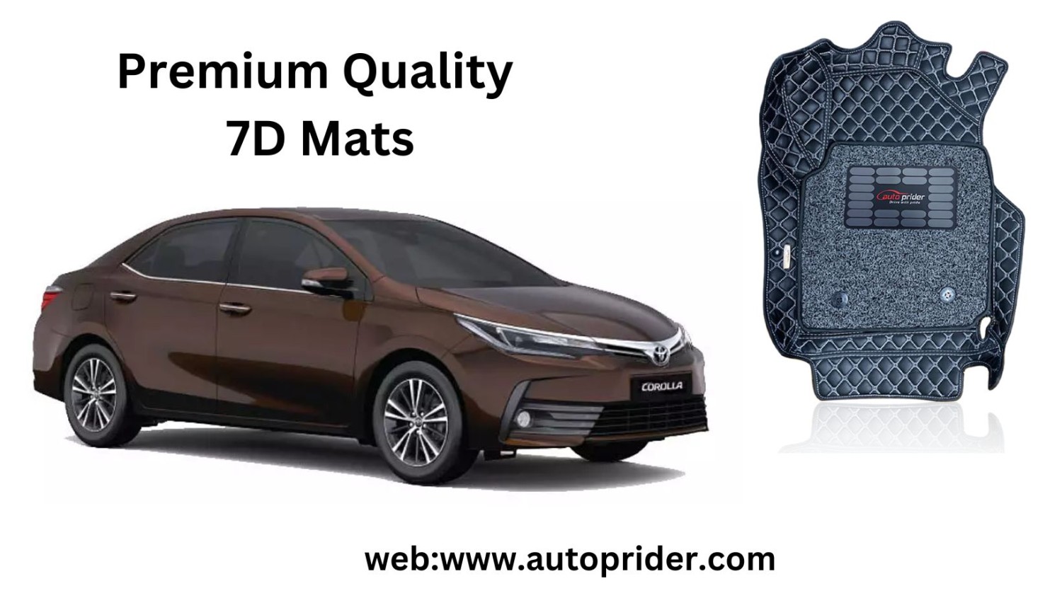 Autoprider | Premium 7D Car Mat For Toyota New Corolla Altis