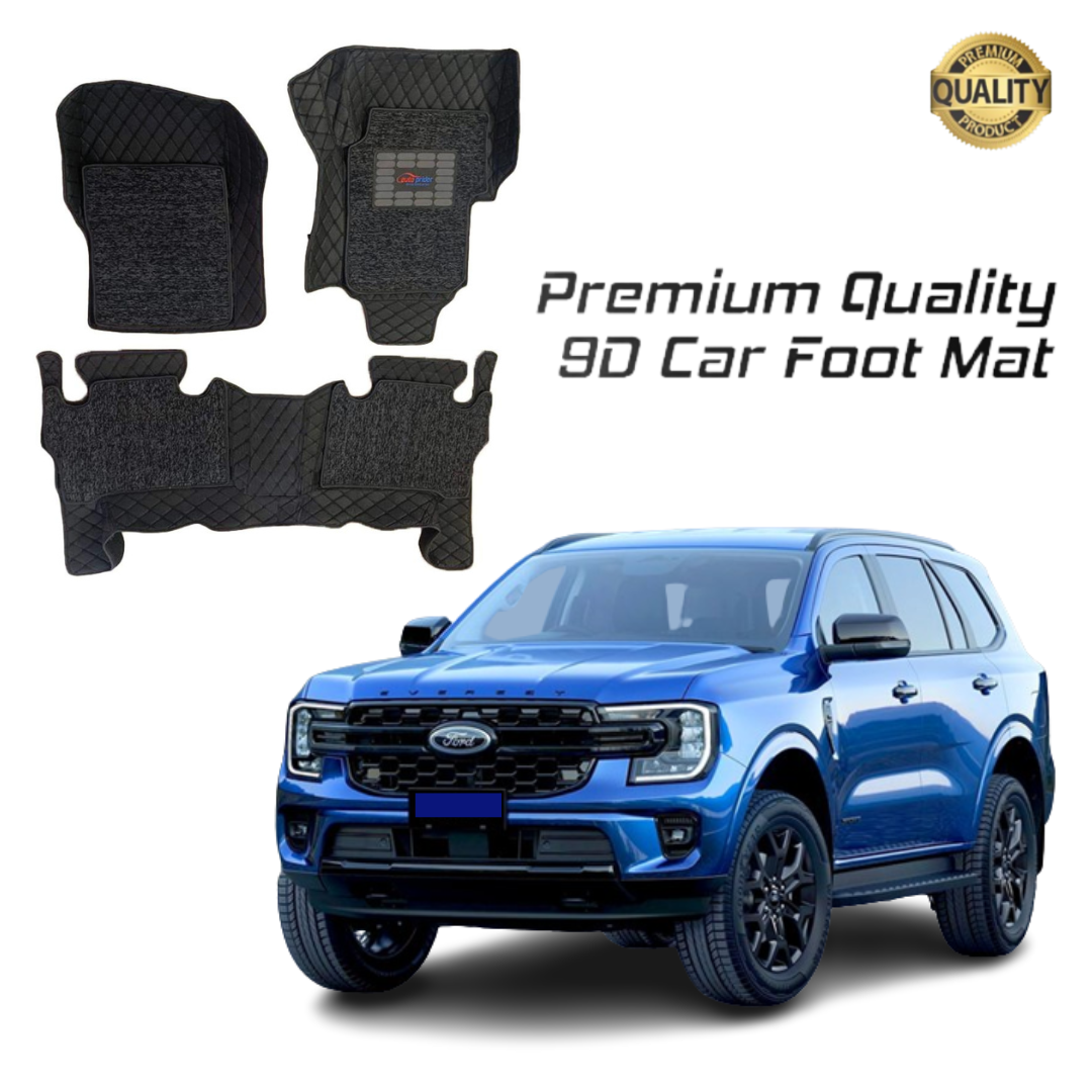 9D Car Mats for New Endevour - Premium Quality
